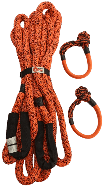 Carbon Offroad Premium Recovery Gear - Dyneema Monkey Fist Soft Shackles and Kinetic Recovery Ropes - Carbon Offroad USA