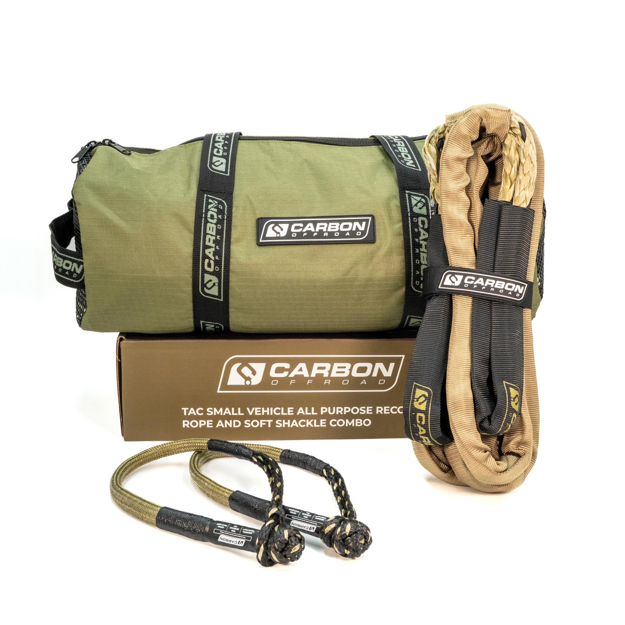 Image of TAC Small Vehicle All Purpose Recovery Rope And Soft Shackle Combo