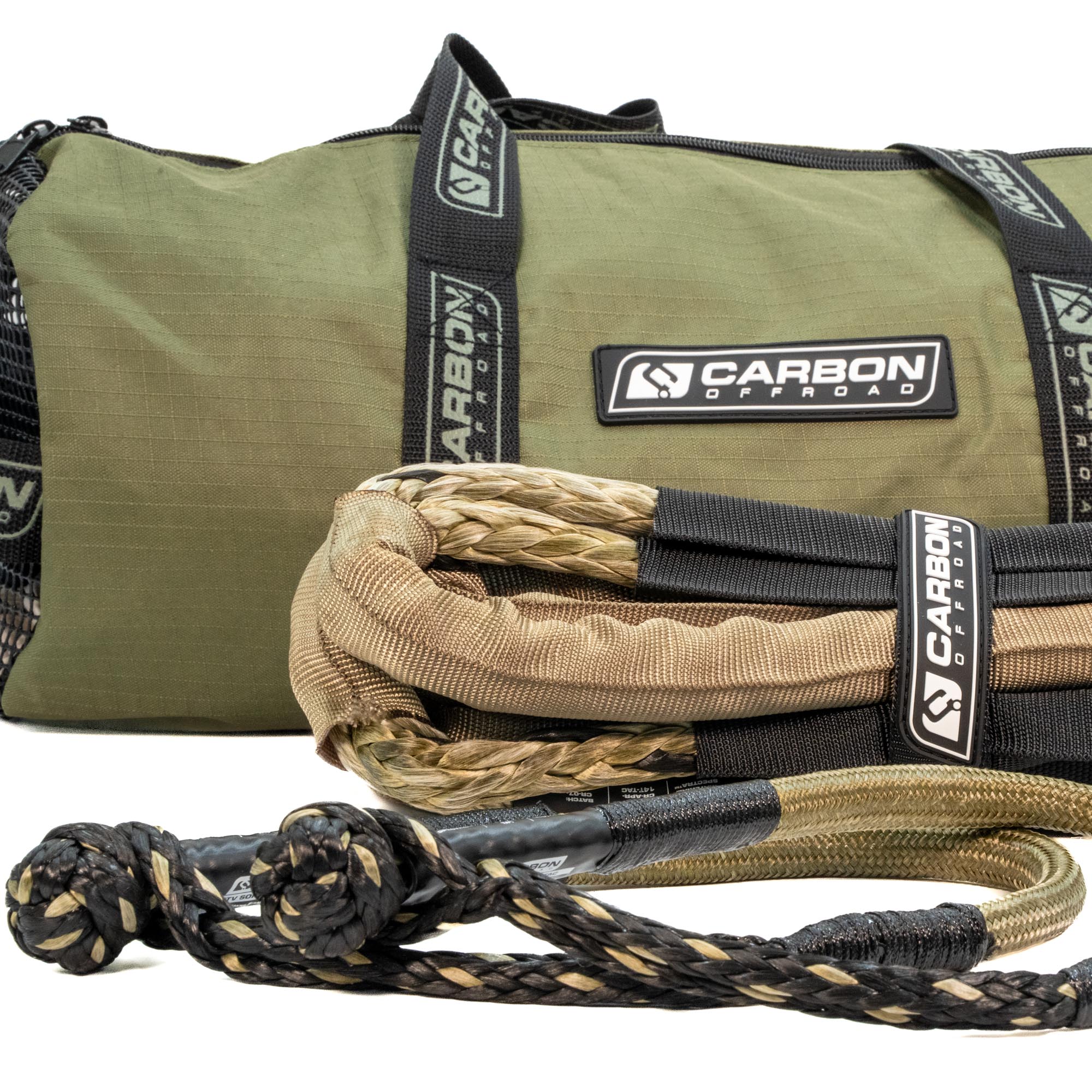 Image of TAC Small Vehicle All Purpose Recovery Rope And Soft Shackle Combo