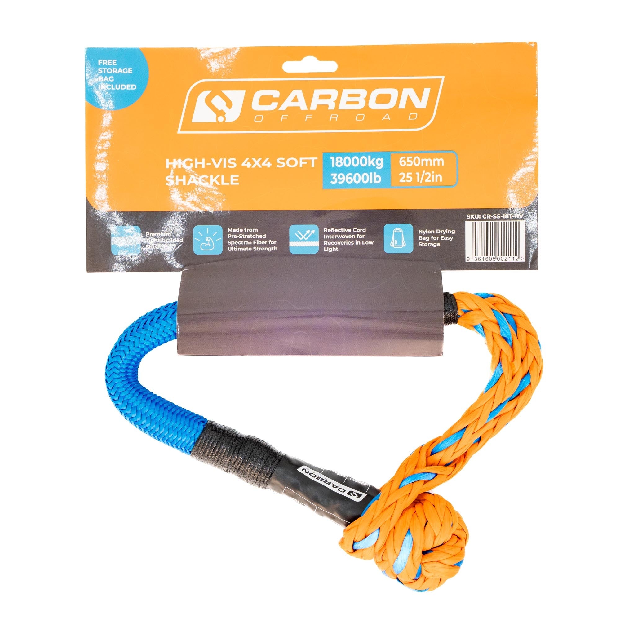Image of Carbon Offroad 4x4 Vehicle High-Vis Soft Shackle