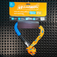 Thumbnail for Carbon Large Vehicle High-Vis Soft Shackle - Truck & Heavy Recovery - Retail Packaging