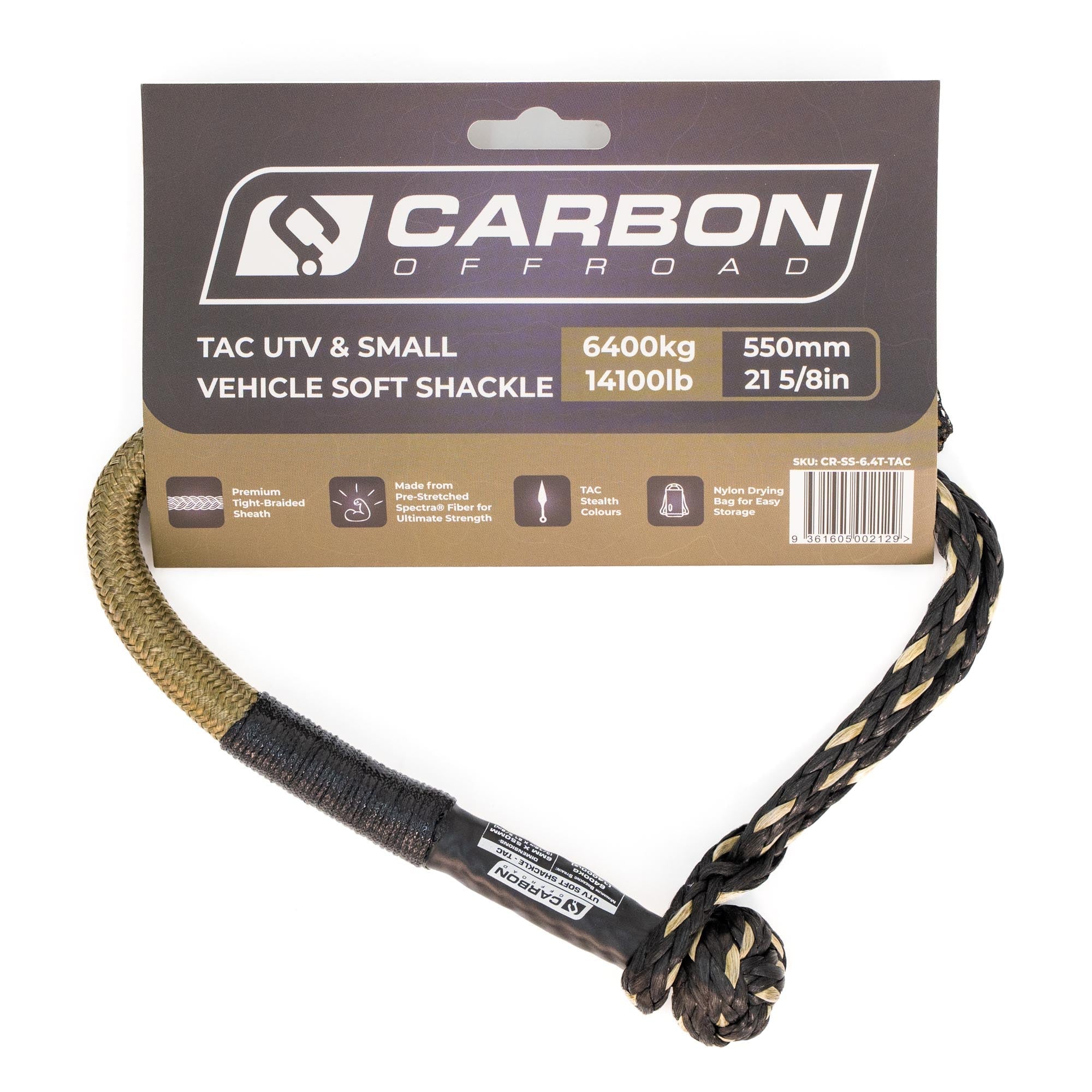 Image of Carbon Offroad Tactical UTV & Small Vehicle Soft Shackle