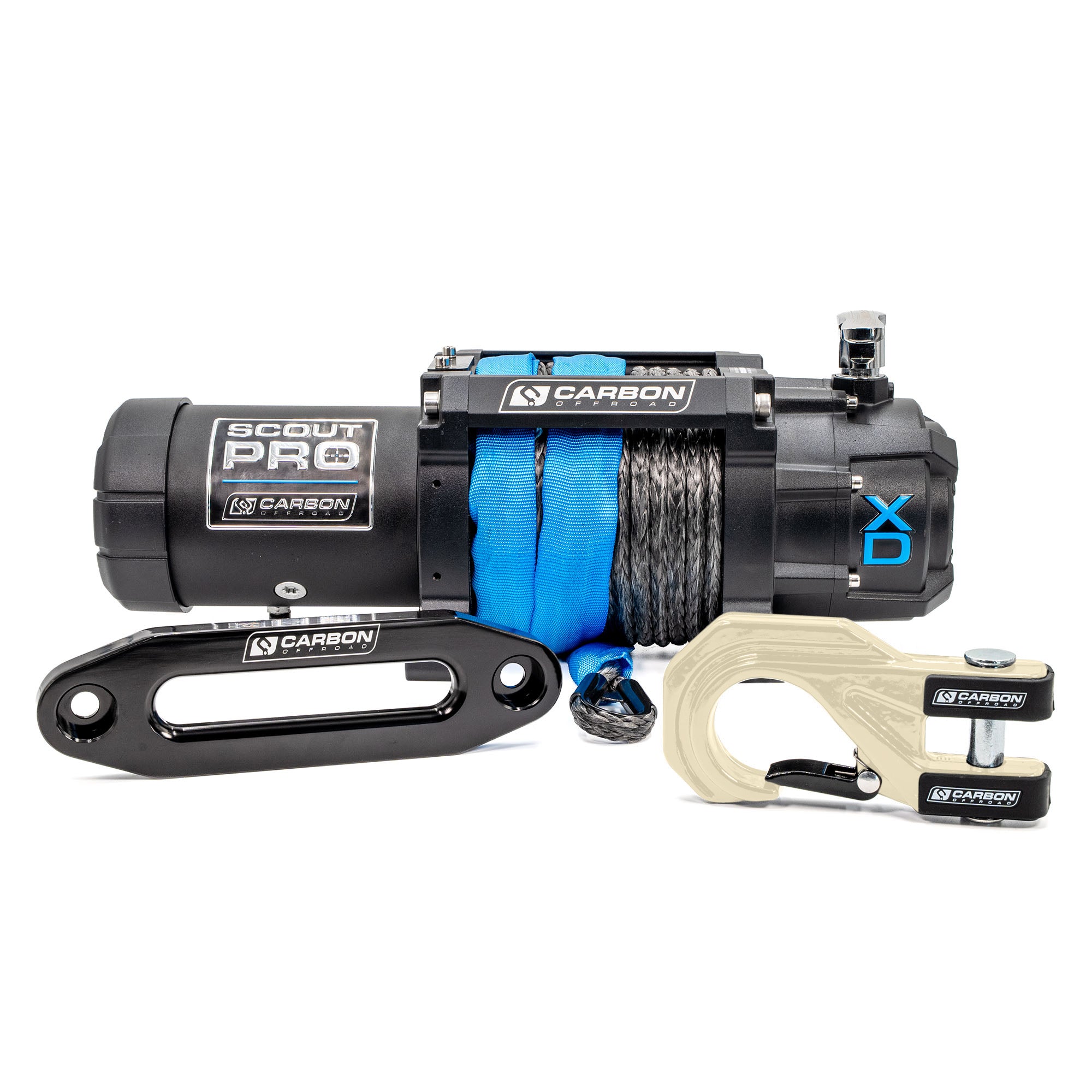 Image of Carbon Offroad - RS9-S 9000lb Short Drum Winch