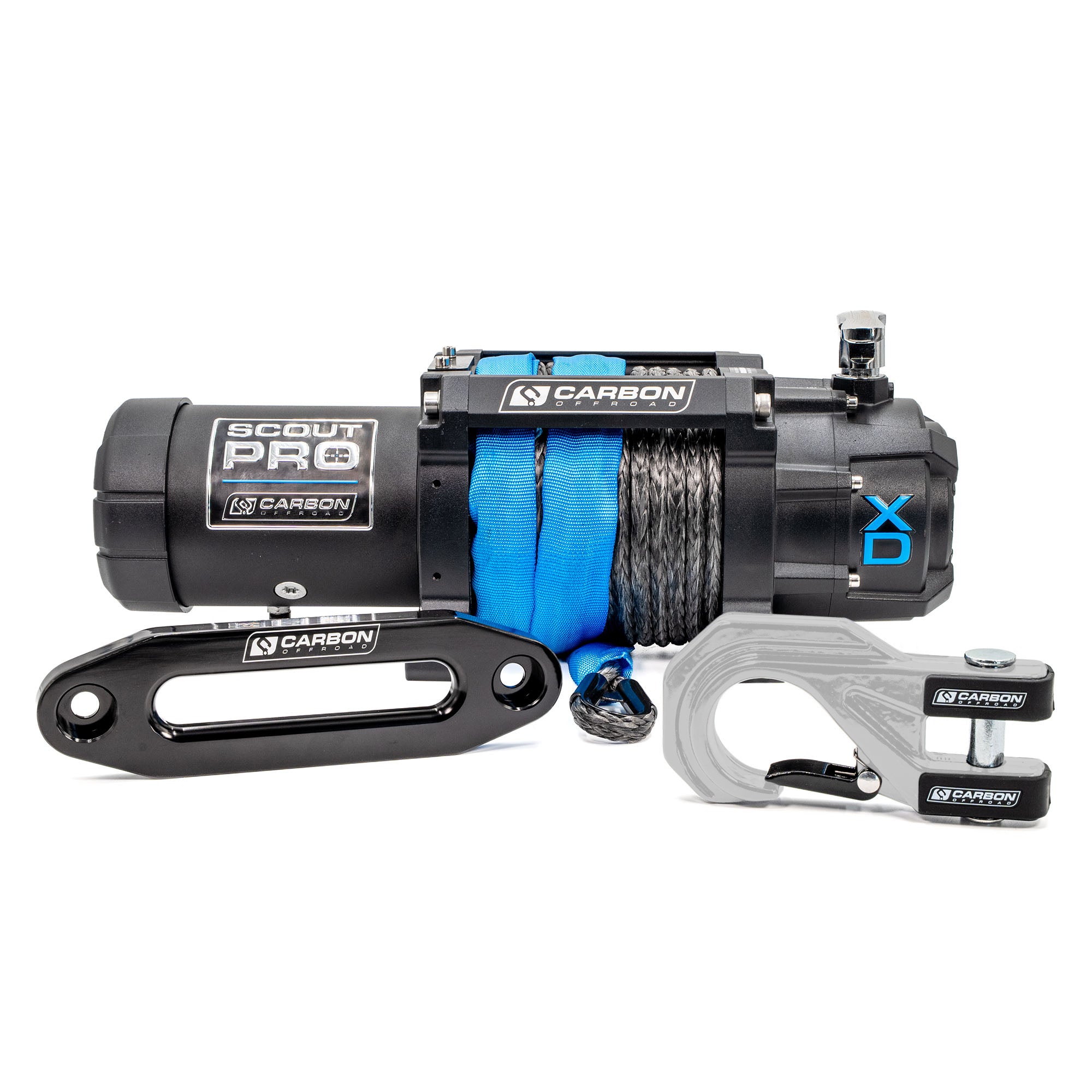 Image of Carbon Offroad - RS9-S 9000lb Short Drum Winch