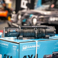 Thumbnail for Carbon Offroad Long Drum 6000lb ATV/Small 4X4 Winch