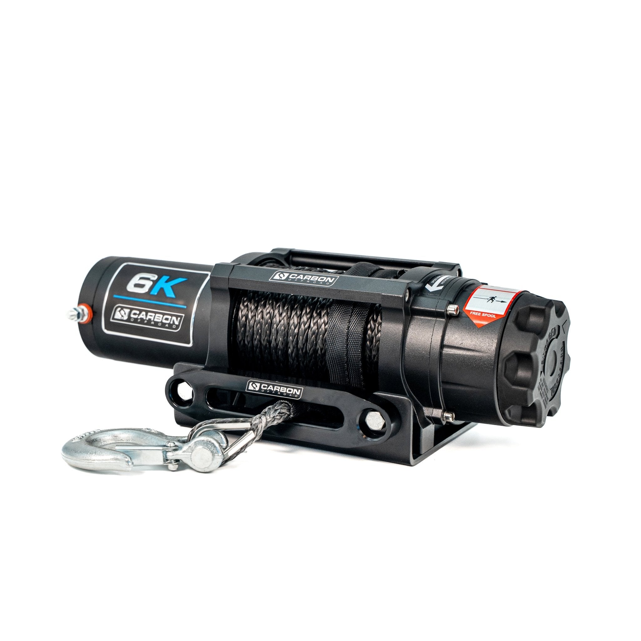 Image of Carbon Offroad 6000lb ATV - Small 4X4 Winch 24V