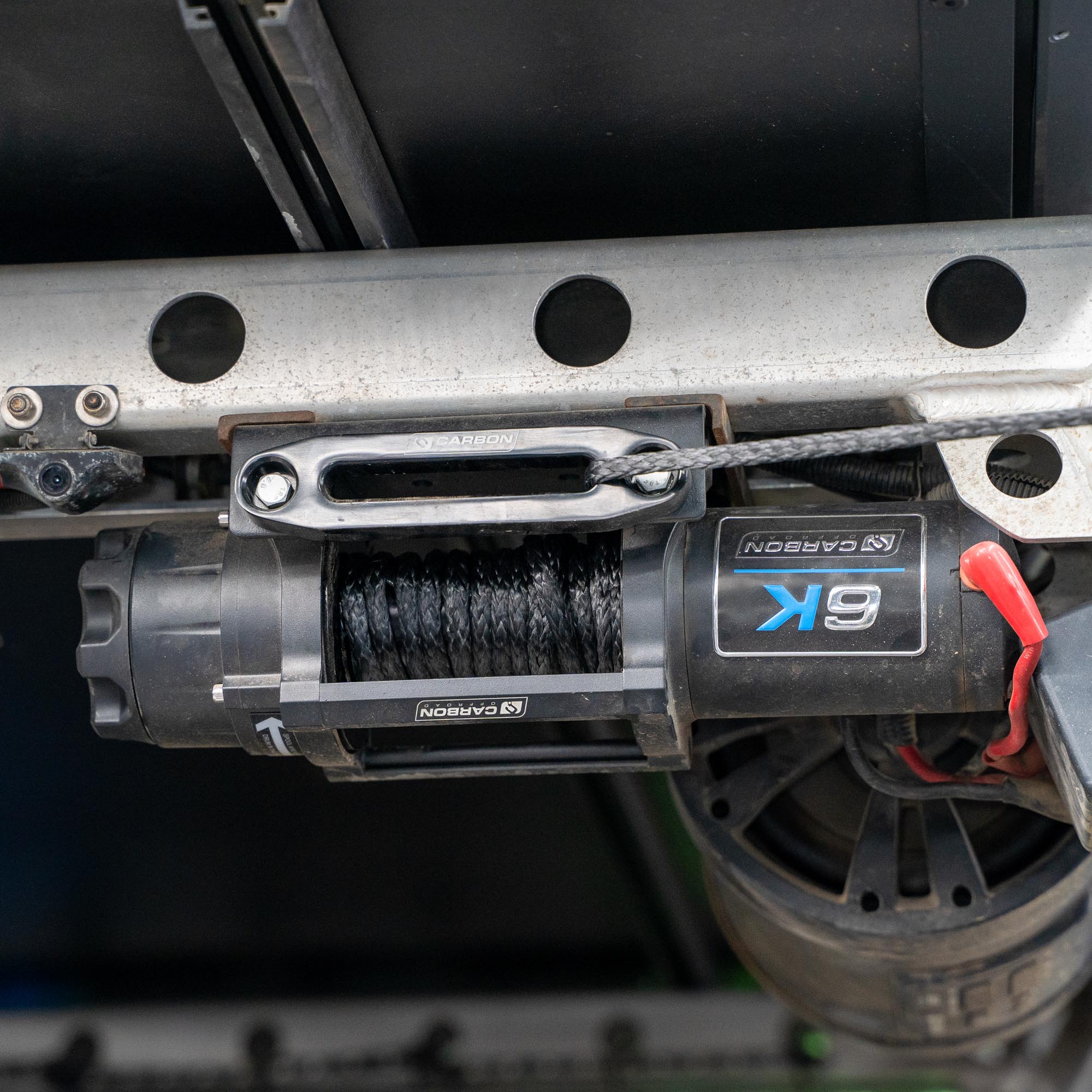 Image of Carbon Offroad 6000lb ATV - Small 4X4 Winch 24V