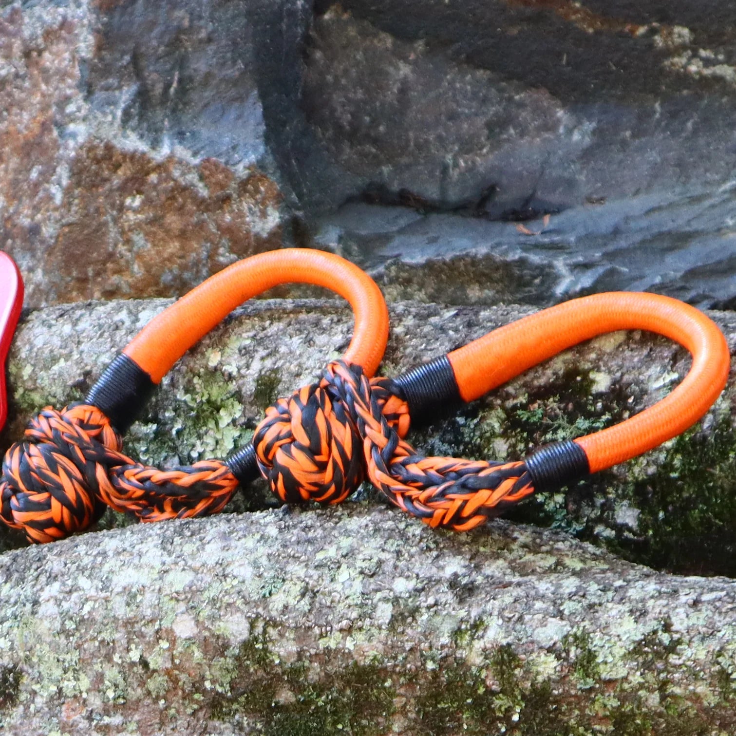 Image of Carbon Offroad Monkey Fist 15T Synthetic Soft Shackle - Carbon Offroad USA