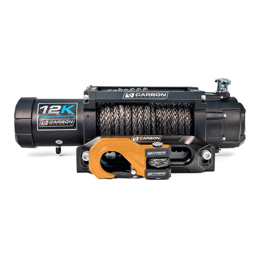 Carbon 12K - 12000lb Winch V3X with MegaPro Hook
