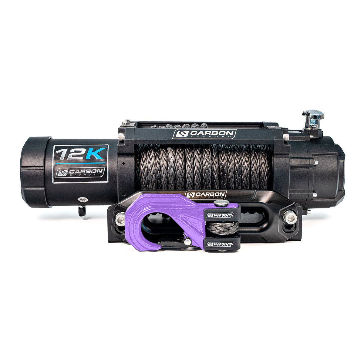 Image of Carbon 12K - 12000lb Winch V3X with MegaPro Hook