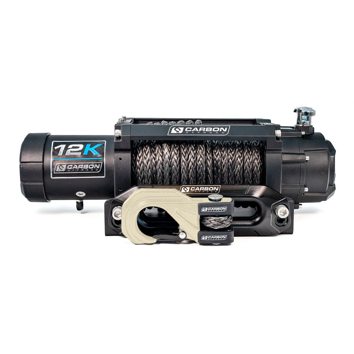 Image of Carbon 12K - 12000lb Winch V3X with MegaPro Hook