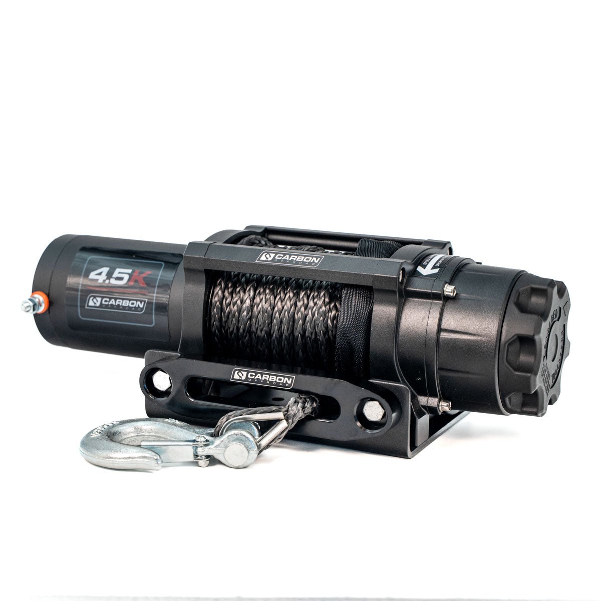 Carbon 4.5k 4500lb ATV/Trailer Winch - Carbon Offroad USA