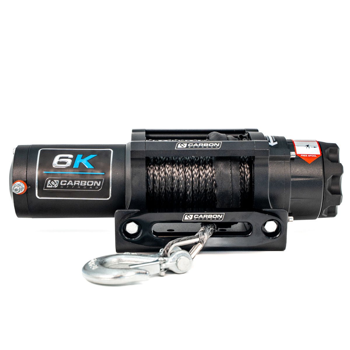 Carbon Offroad 6000lb ATV/Small 4X4 Winch - Carbon Offroad USA