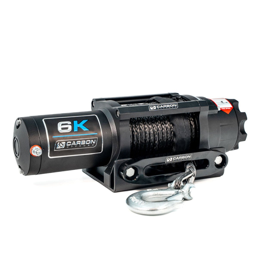 Carbon Offroad 6000lb ATV/Small 4X4 Winch - Carbon Offroad USA