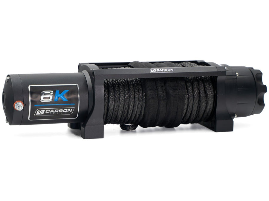 Carbon Offroad Long Drum 6000lb ATV/Small 4X4 Winch - Carbon Offroad USA