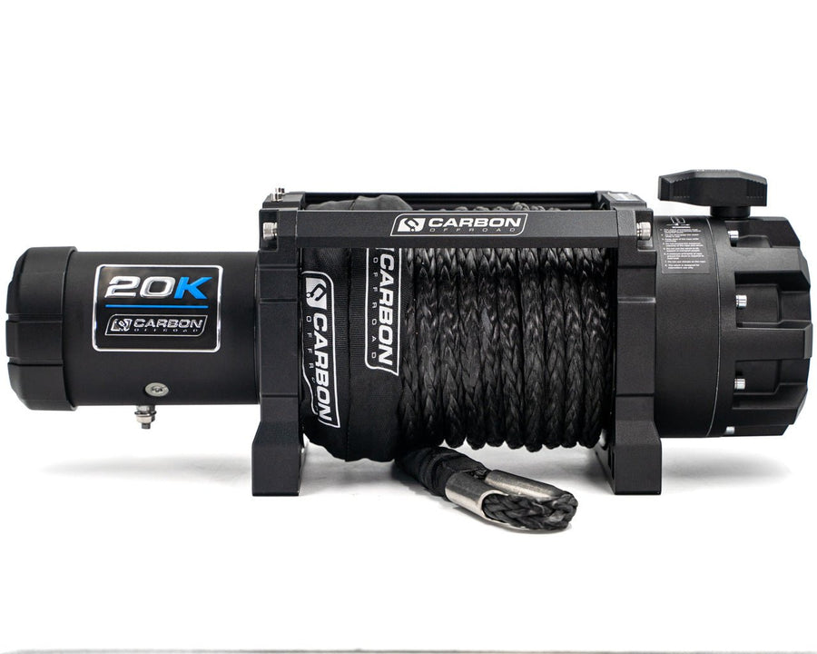 Carbon Scout Pro - 20000lb Extreme Duty Truck Winch 24V - Carbon Offroad USA