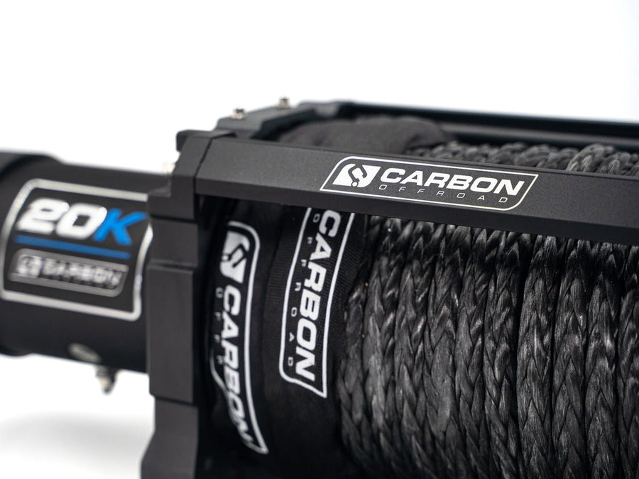 Carbon Scout Pro - 20000lb Extreme Duty Truck Winch 24V - Carbon Offroad USA