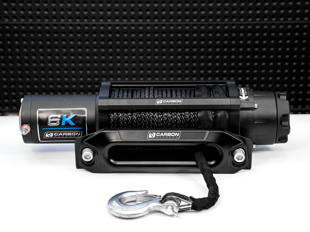 Carbon Offroad Long Drum 6000lb ATV/Small 4X4 Winch - Carbon Offroad USA