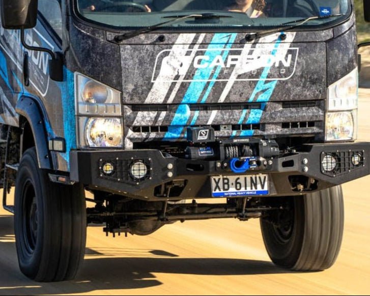 Image of Carbon Scout Pro - 20000lb Extreme Duty Truck Winch 24V - Carbon Offroad USA
