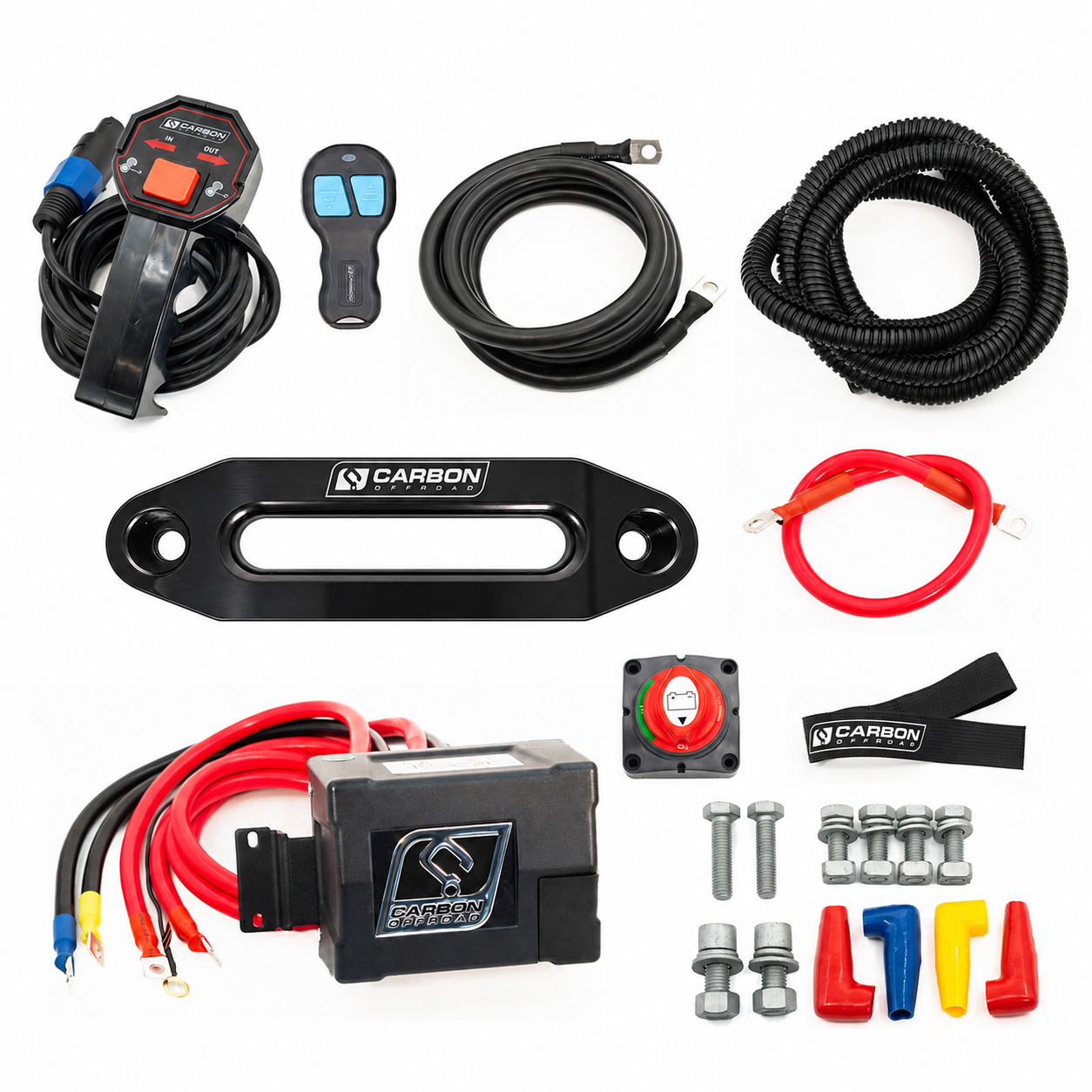 Image of Carbon Winch Accessory Kit 12V Short Drum