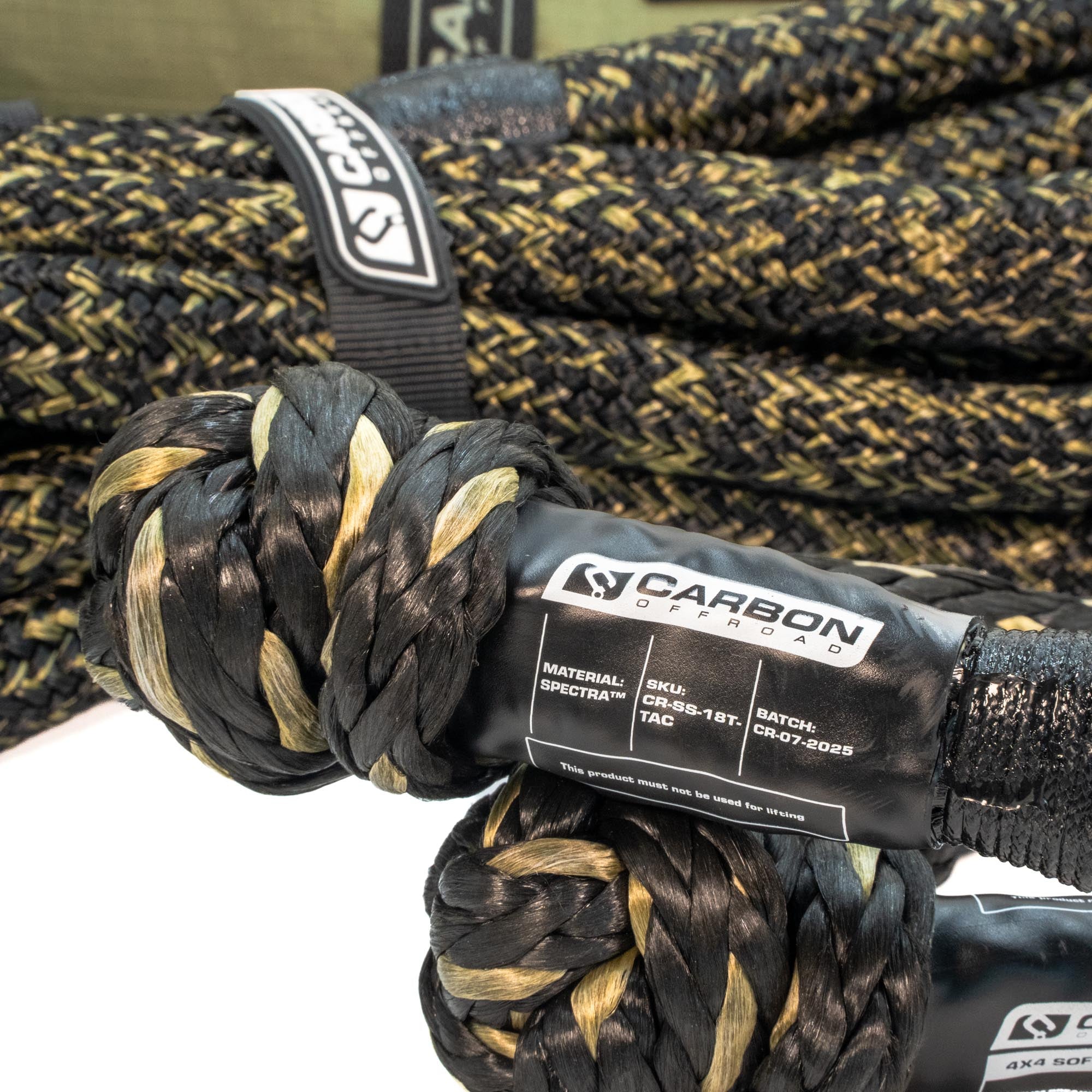 Image of TAC 4x4 Vehicle Recovery Rope and Soft Shackle Combo
