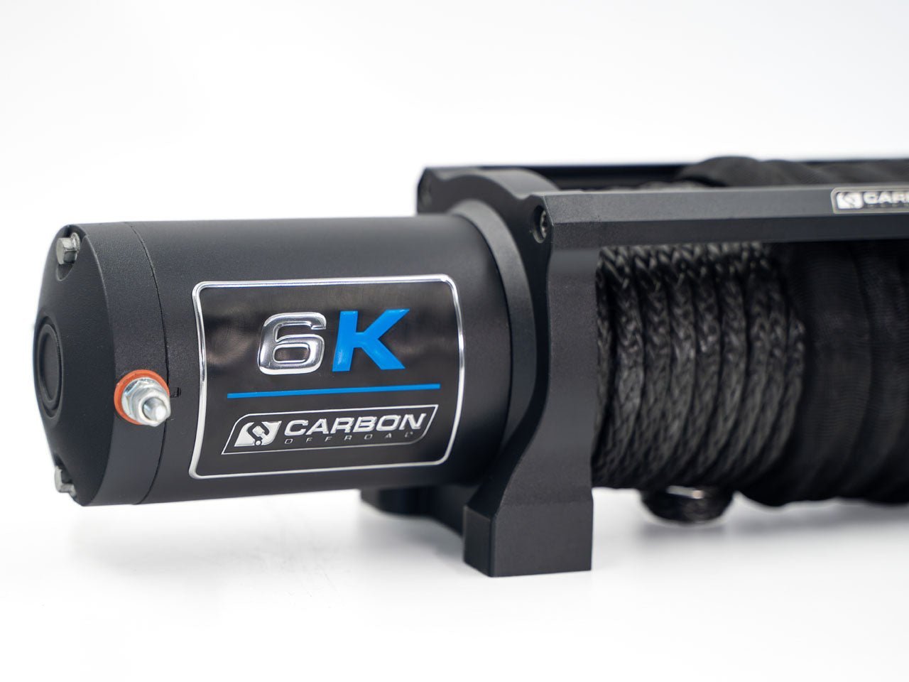 Carbon Offroad Long Drum 6000lb ATV/Small 4X4 Winch - Carbon Offroad USA