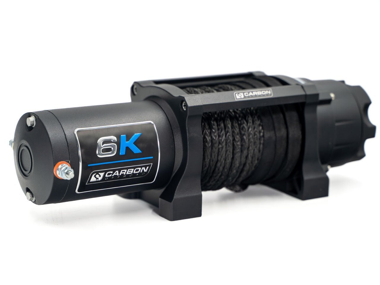 Carbon Offroad 6000lb ATV/Small 4X4 Winch - Carbon Offroad USA