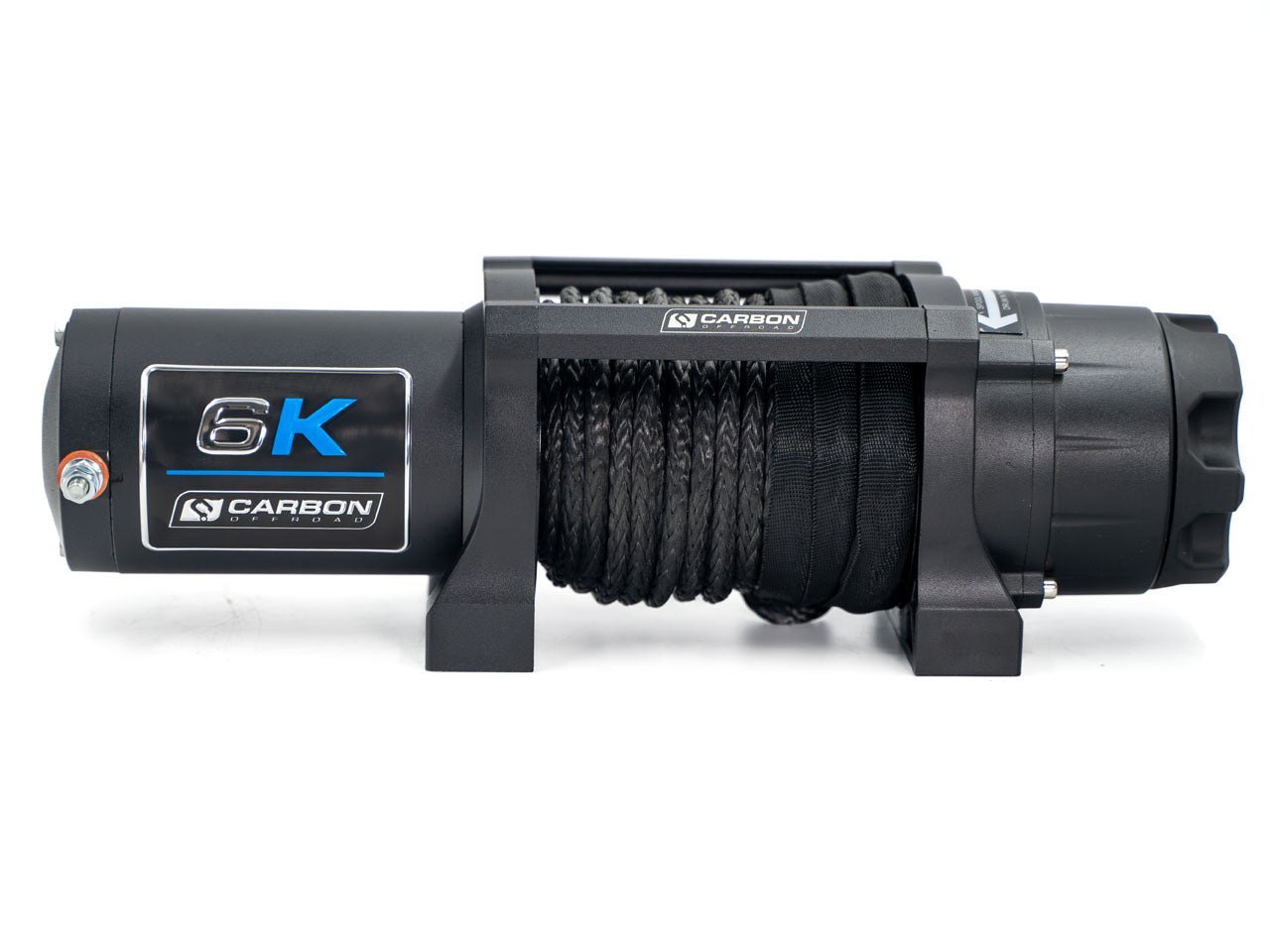 Carbon Offroad 6000lb ATV/Small 4X4 Winch - Carbon Offroad USA