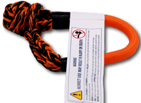 Thumbnail for Carbon Offroad Monkey Fist 15T Synthetic Soft Shackle - Orange - CW-MFSS1474 3