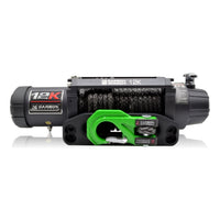 Thumbnail for Carbon 12K 12000lb Electric Winch With Black Rope & Green Hook VER. 3 - Carbon Offroad
