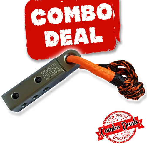 Carbon Recovery Hitch and Soft Shackle Combo Deal - Carbon Offroad