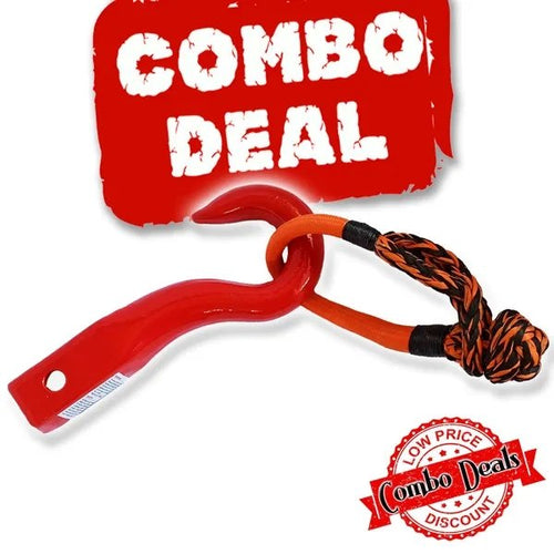 Carbon Recovery Hook and Soft Shackle Combo Deal - Carbon Offroad