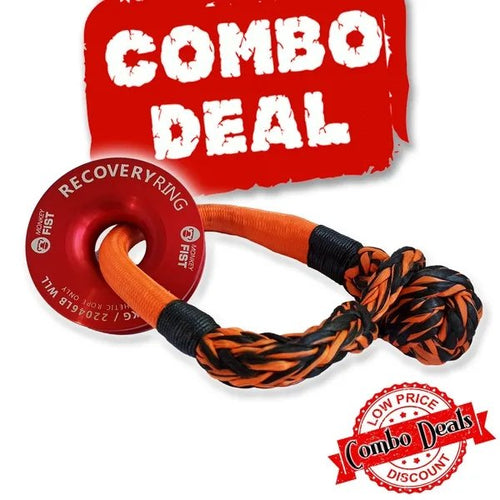 Carbon Recovery Ring and Soft Shackle Combo Deal - Carbon Offroad