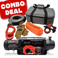 Thumbnail for Carbon V.3 12000lb Winch Red Hook and Recovery Combo Deal